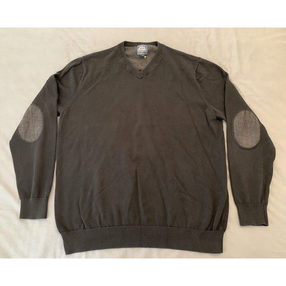Cambridge Dry Goods Men's Size XL Black Heavyweight Sweat Shirt‎ Elbow Pads